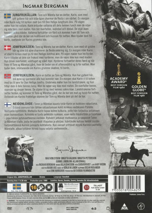 Ingmar Bergman / Jungfrukällan (DVD)