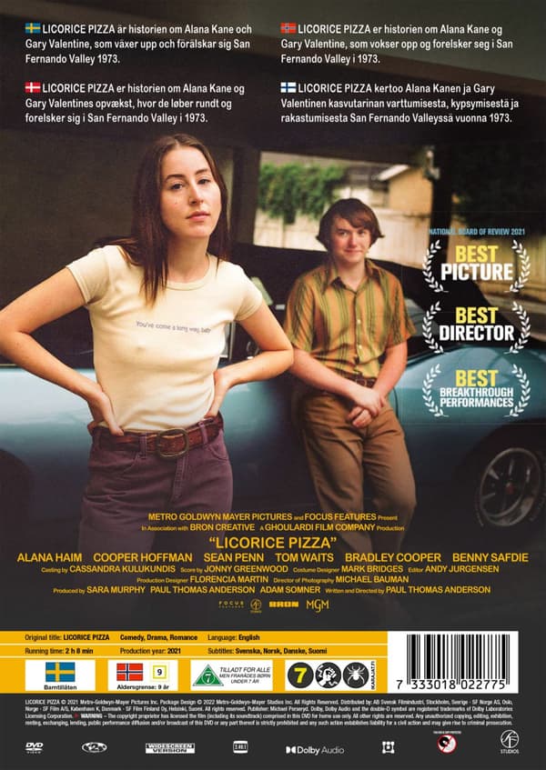 Licorice pizza (DVD)