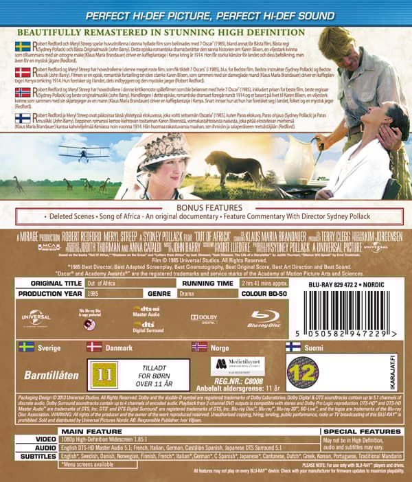 Mitt Afrika (Blu-ray)