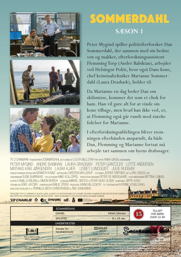Morden i Helsingör/Sommerdahl Säsong 1 (Ej text) (4 DVD)