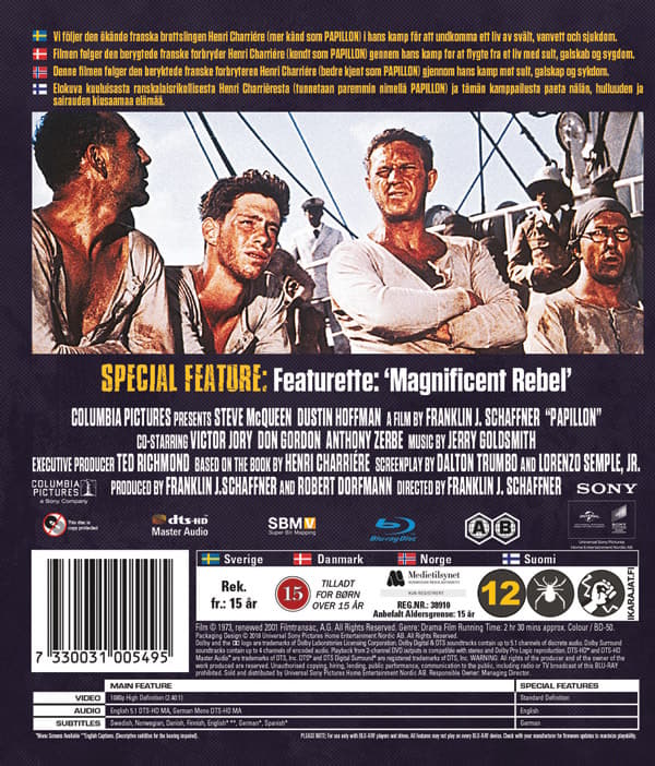 Papillon (Blu-ray)