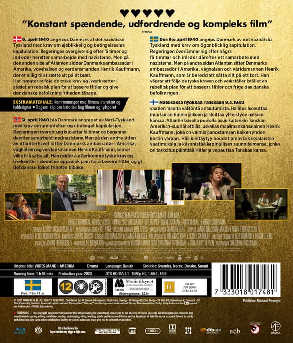 Vår man i Amerika (Blu-ray)