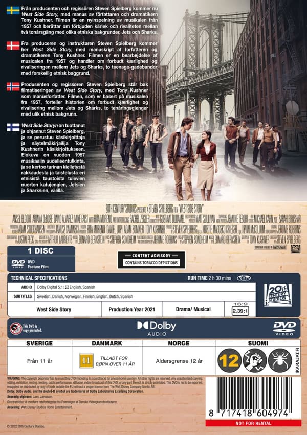 West side story (2021) (DVD)