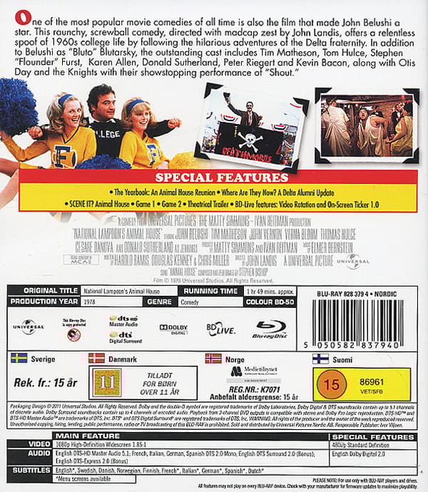 Deltagänget / Animal House (Blu-ray)