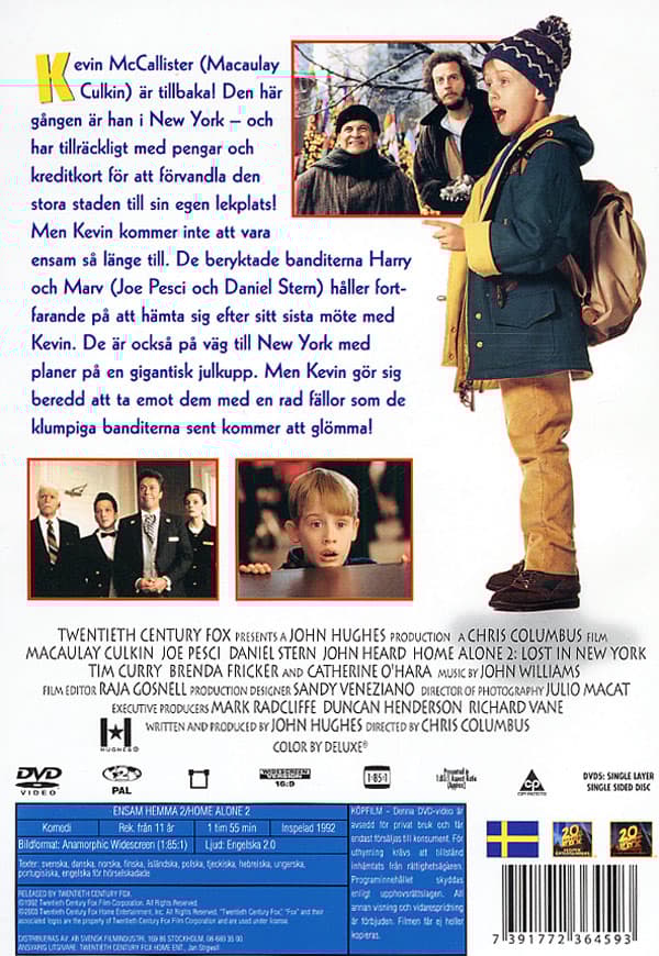 Ensam hemma 2 / Vilse i New York (DVD)