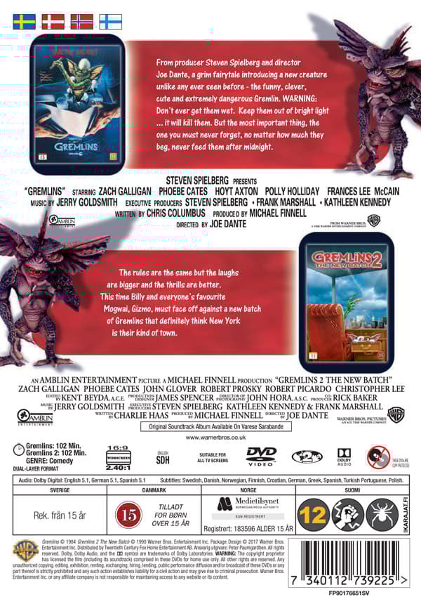 Gremlins 1+2 (2 DVD)