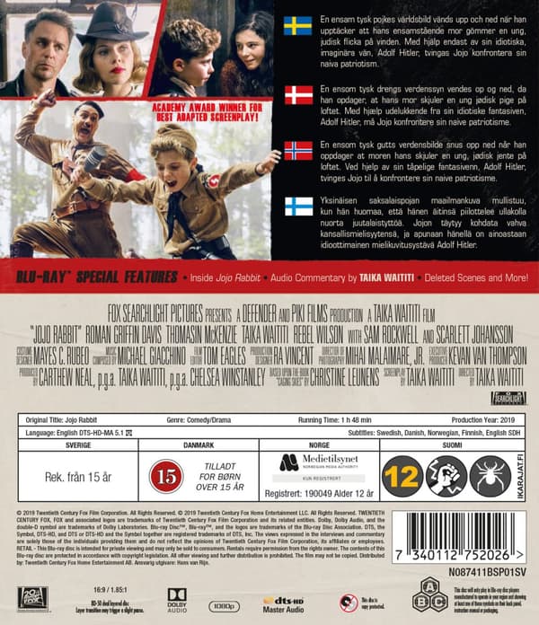 Jojo Rabbit (Blu-ray)