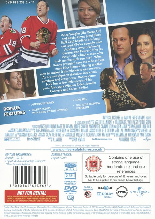 The dilemma (Ej svensk text) (DVD)
