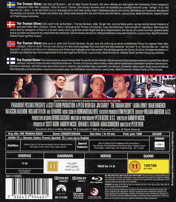 The Truman show (Blu-ray)