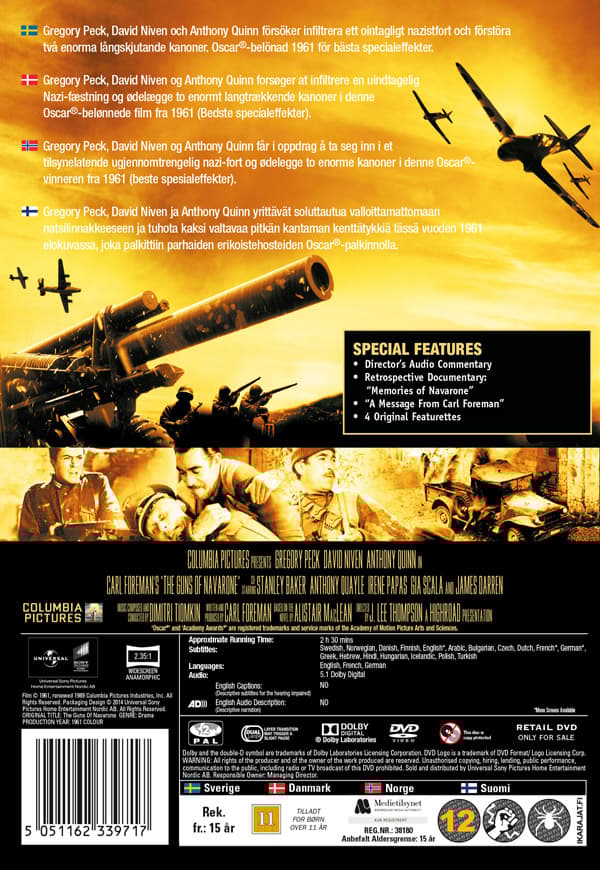 Kanonerna på Navarone (DVD)