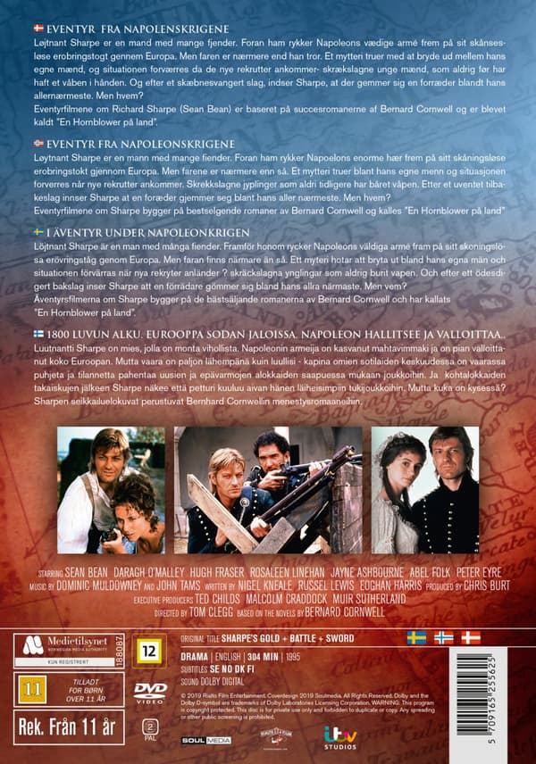 Sharpe - Säsong 3 (3 DVD)