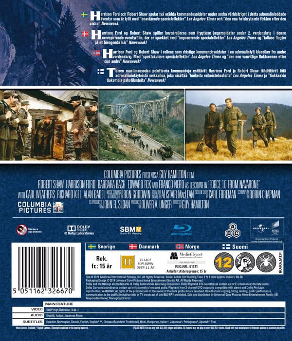 Styrka 10 från Navarone (Blu-ray)