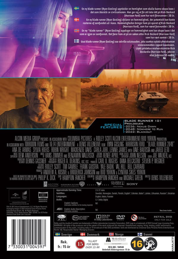 Blade Runner 2049 (DVD)