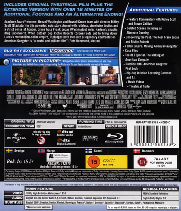 American Gangster (Blu-ray)