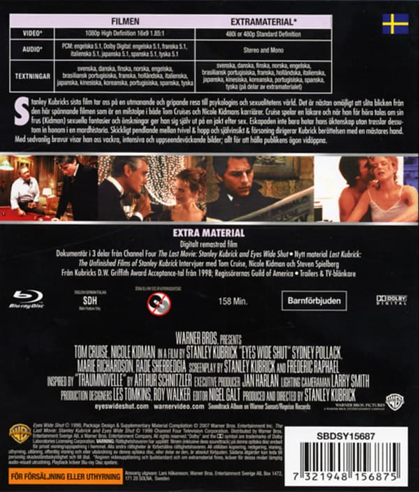 Eyes wide shut (Blu-ray)