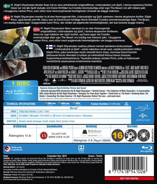 Glass (Blu-ray)