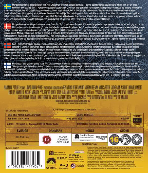 I spindelns nät (Blu-ray)