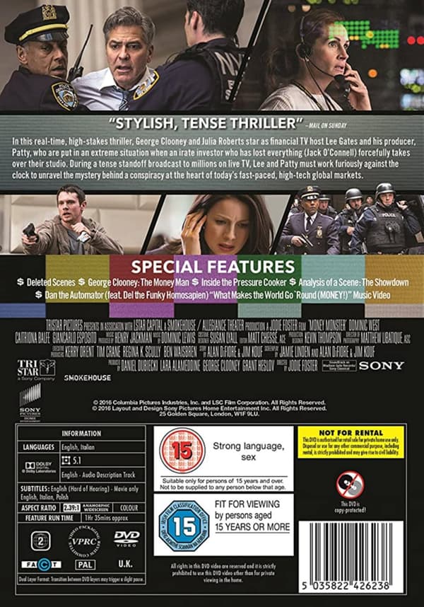 Money monster (Ej svensk text) (DVD)