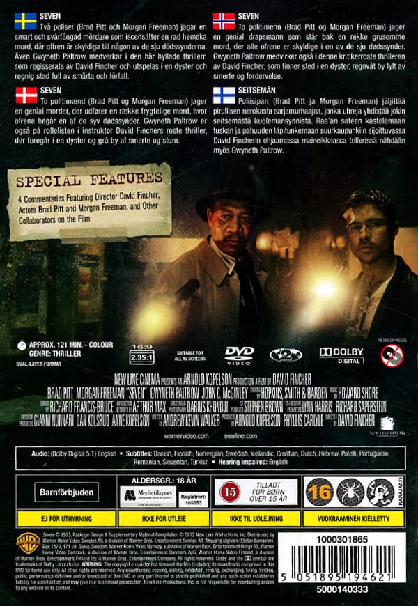 Seven (Nyutgåva) (DVD)