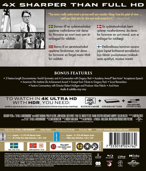 Skuggor över södern (4K Ultra HD + Blu-ray)