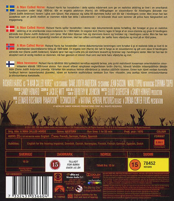 A man called horse (Blu-ray)