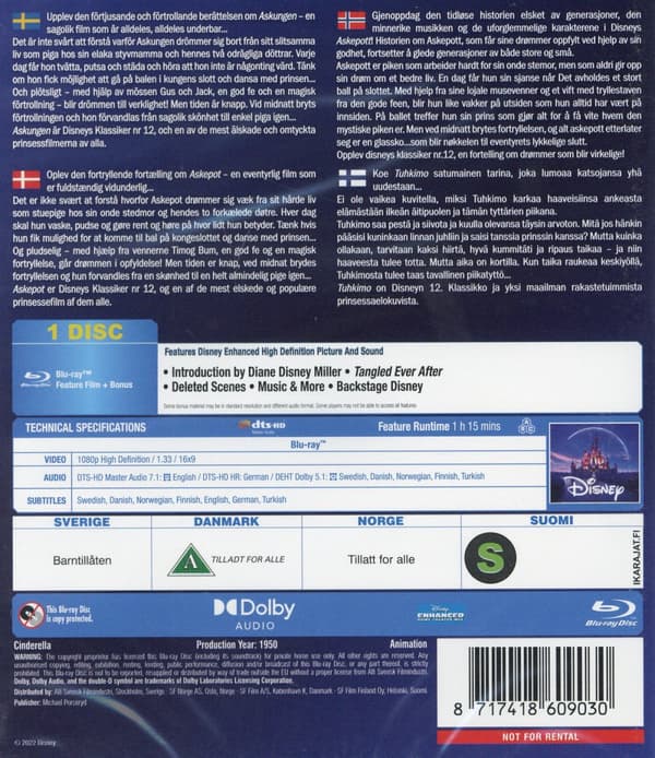 Askungen (Blu-ray)
