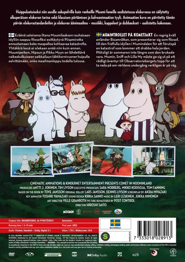 Mumintrollet på kometjakt (DVD)