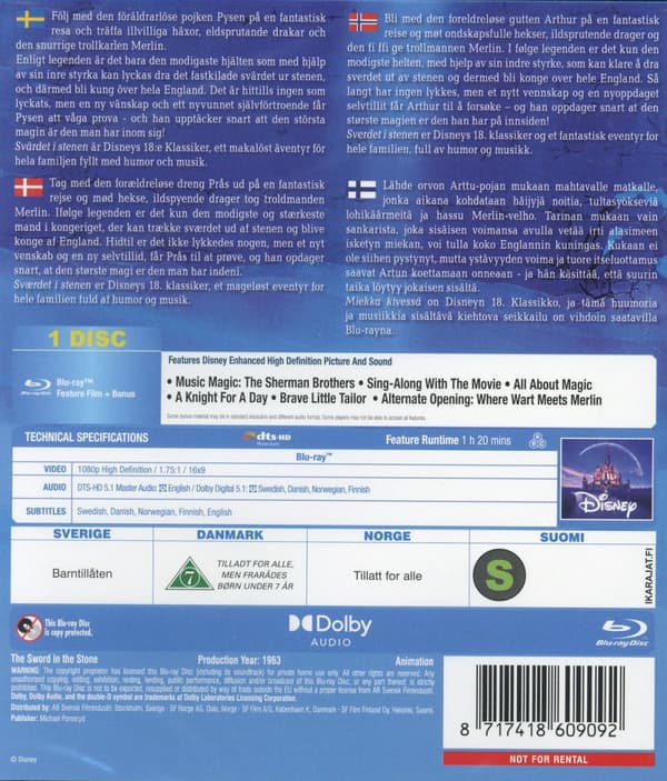Svärdet i stenen (Blu-ray)