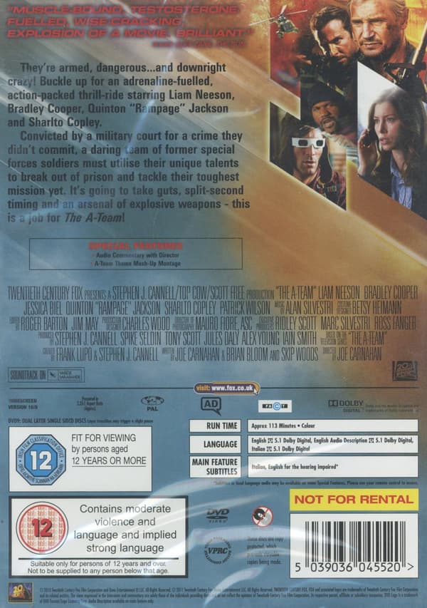 A-Team / Filmen (Ej svensk text) (DVD)