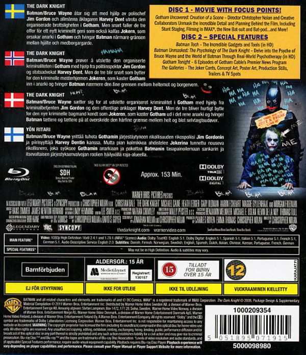 Batman / The Dark Knight (2 Blu-ray)