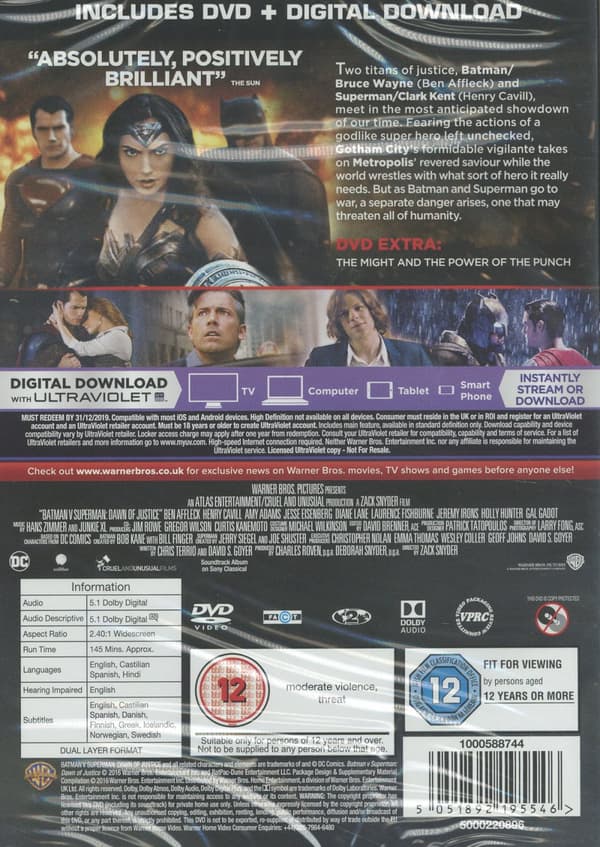 Batman V Superman / Dawn of justice (DVD)