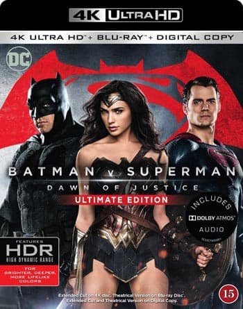 Batman V Superman / Dawn of justice / U.E. (4K Ultra HD + Blu-ray)