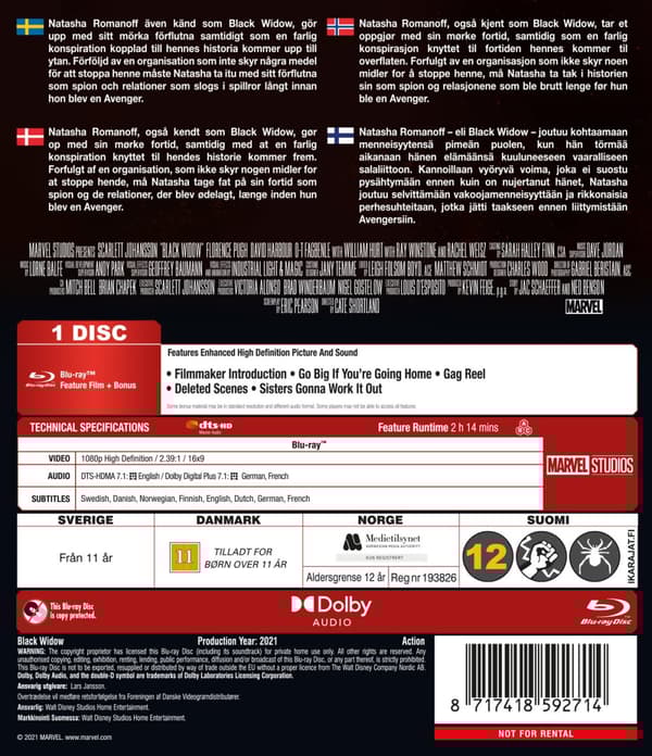 Black Widow (Blu-ray)