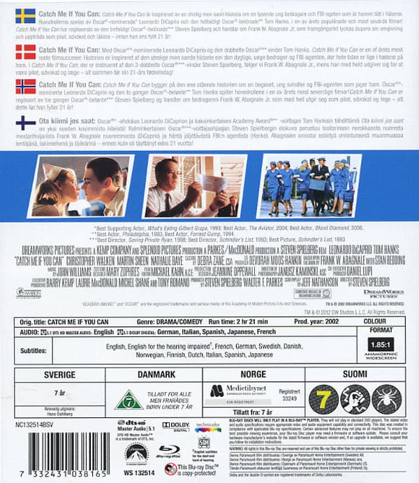Catch me if you can (Blu-ray)