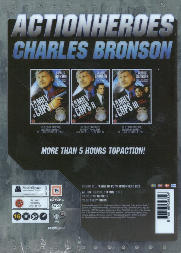Charles Bronson x 3 / Ltd Steelbook (3 DVD)