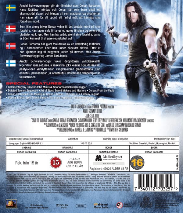 Conan barbaren (Blu-ray)