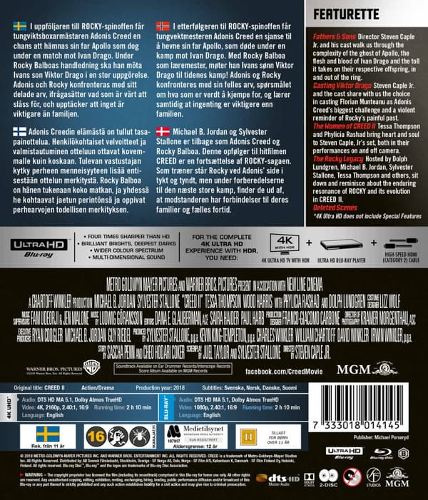 Creed 2 (4K Ultra HD + Blu-ray)