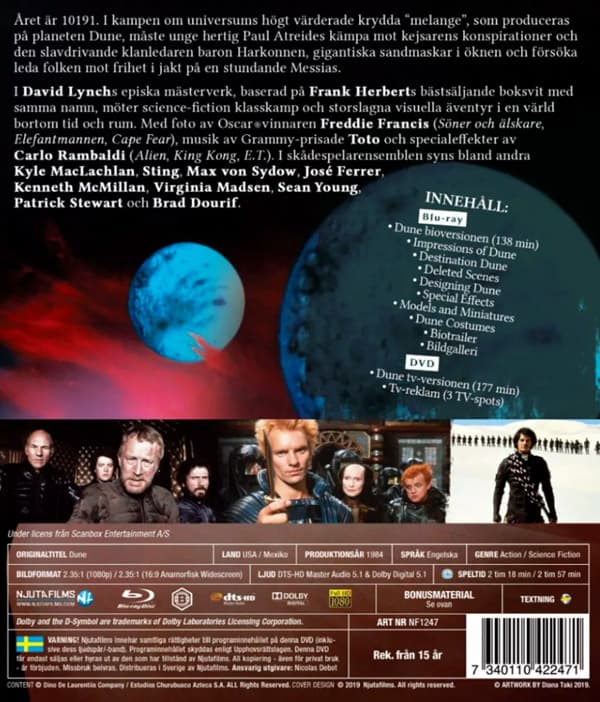 Dune (1984) - Special Edition (Blu-ray + DVD)