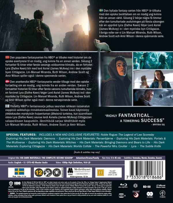 His dark materials / Säsong 2 (2 Blu-ray)