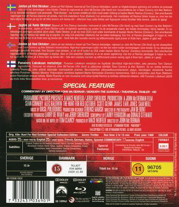 Jakten på Röd Oktober (Blu-ray)