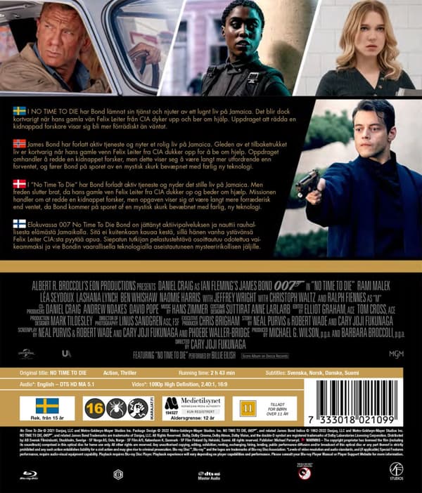 James Bond / No time to die (Blu-ray)