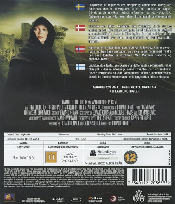 Ladyhawke (Blu-ray)