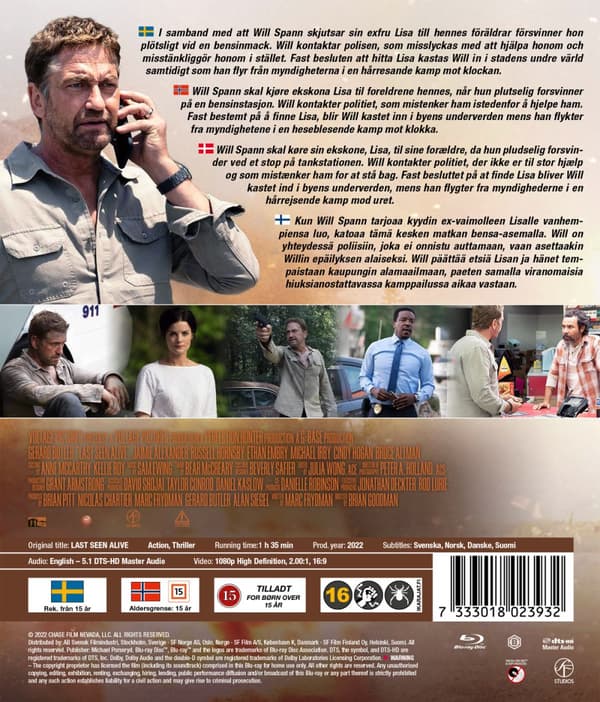 Last seen alive (Blu-ray)
