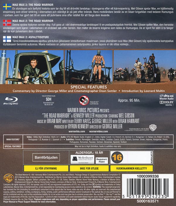 Mad Max 2 / Road Warrior (Blu-ray)
