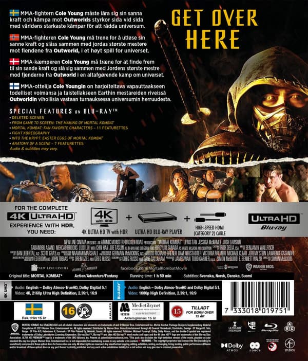 Mortal Kombat (4K Ultra HD + Blu-ray)