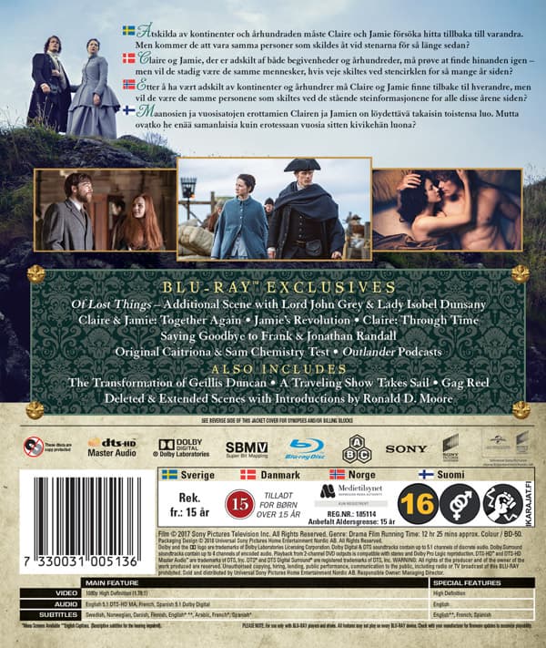 Outlander / Säsong 3 (4 Blu-ray)