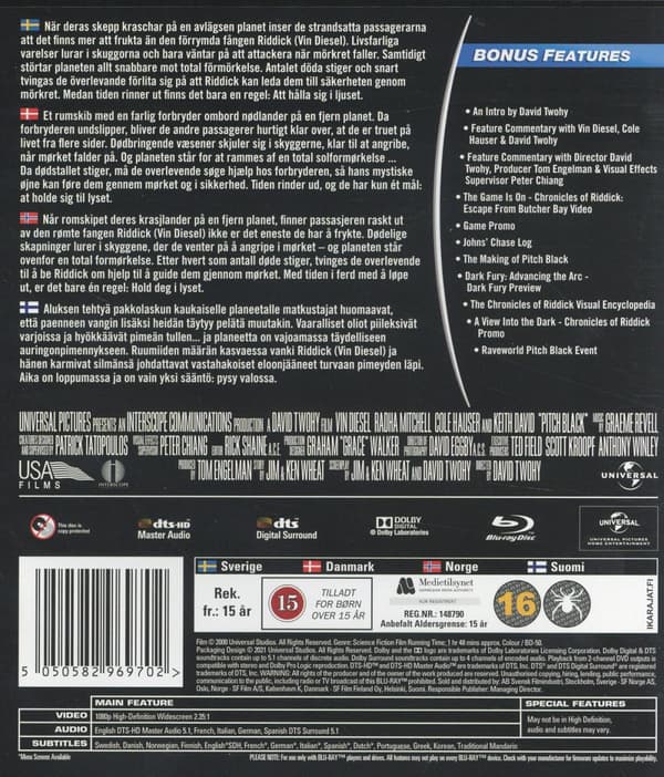 Pitch black (Blu-ray)