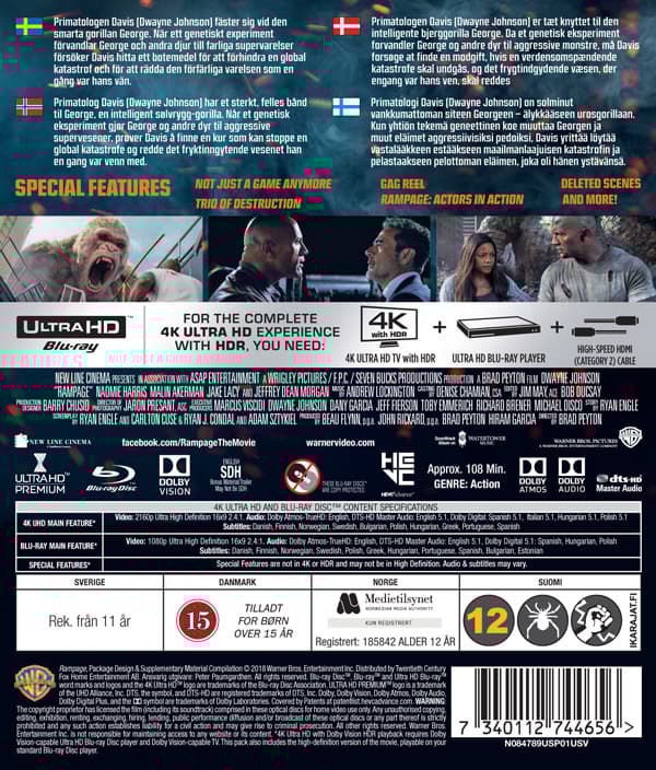 Rampage (4K Ultra HD + Blu-ray)