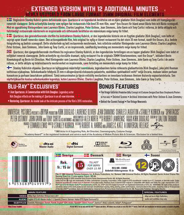 Spartacus (1960) (Blu-ray)