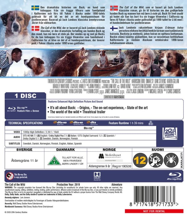 The call of the wild (Blu-ray)